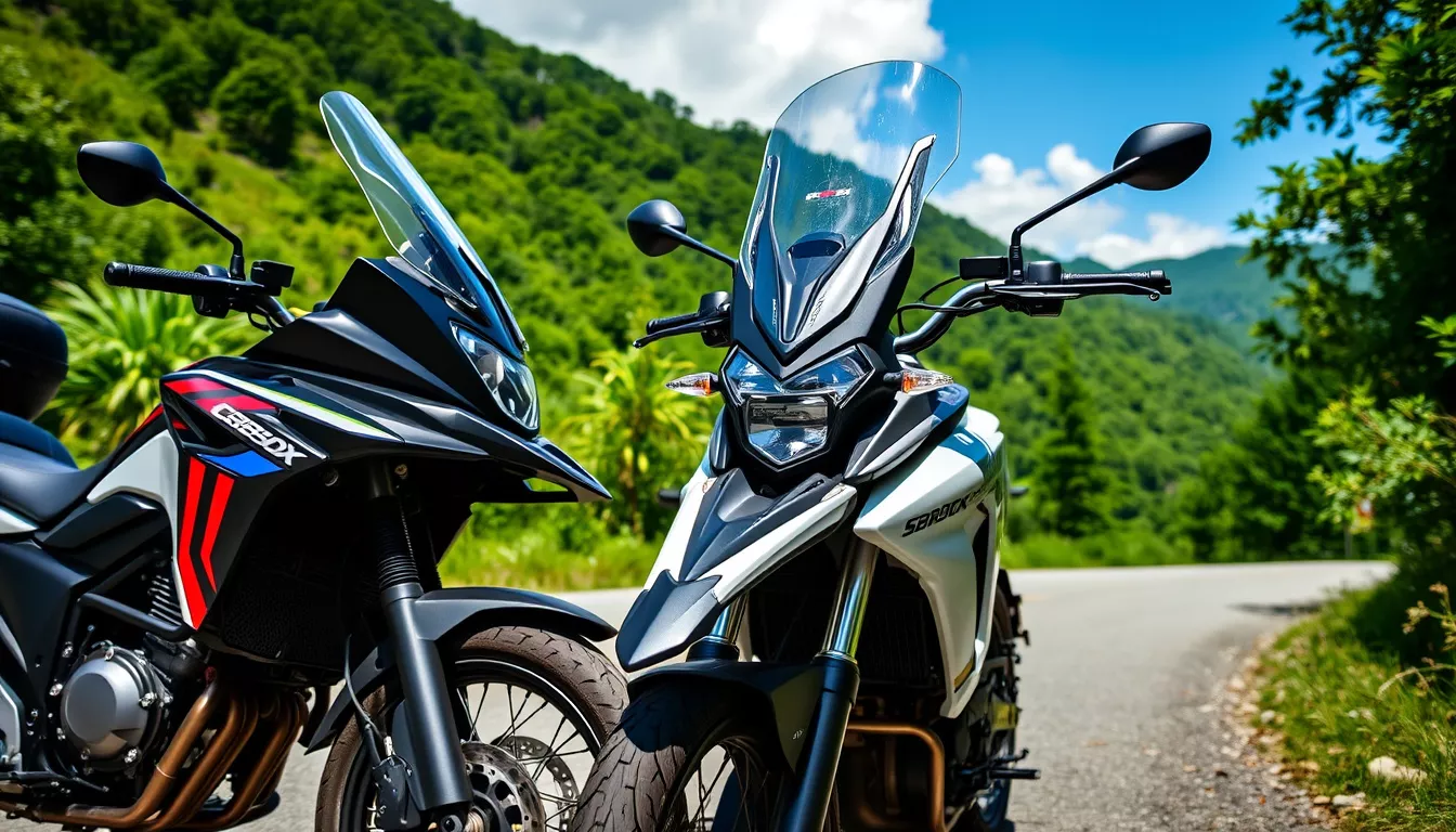 Qual a diferença entre a CB 500X e CB 500F?