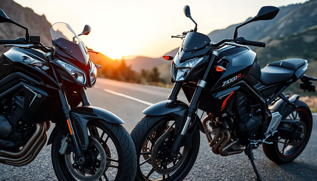 Qual a diferença entre a Z1000 e a Z1000 R?