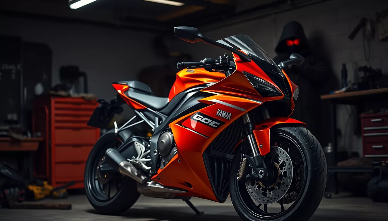 Qual a moto mais roubada da Yamaha?