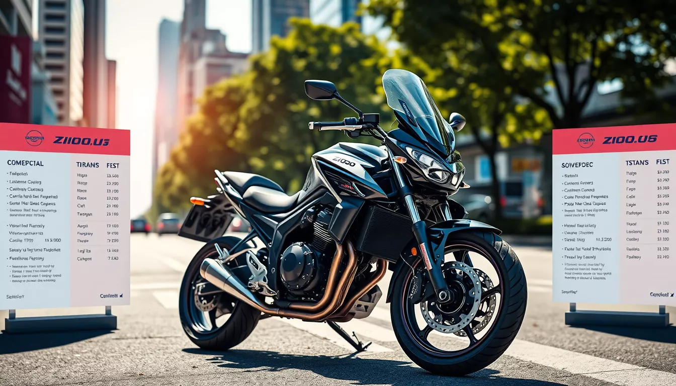 Qual a tabela Fipe da Z1000?