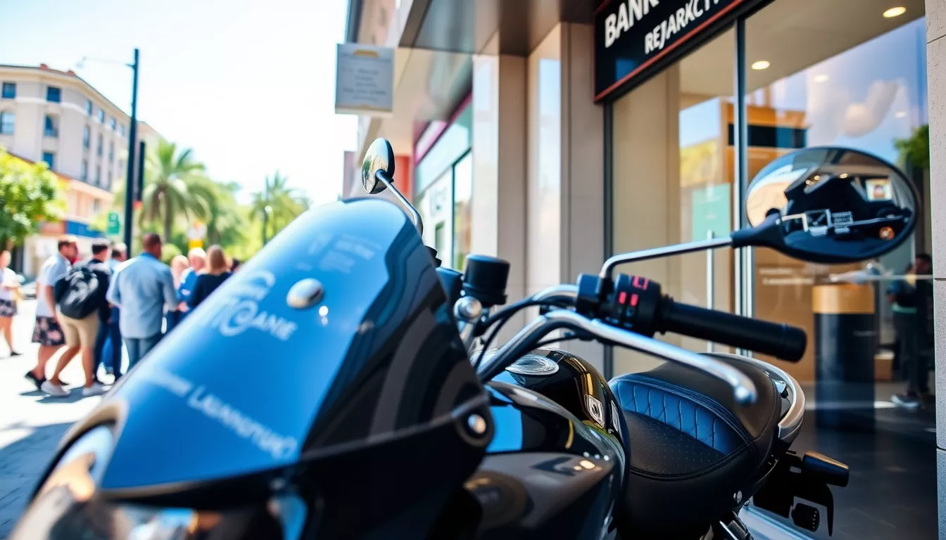 Qual banco financia moto?