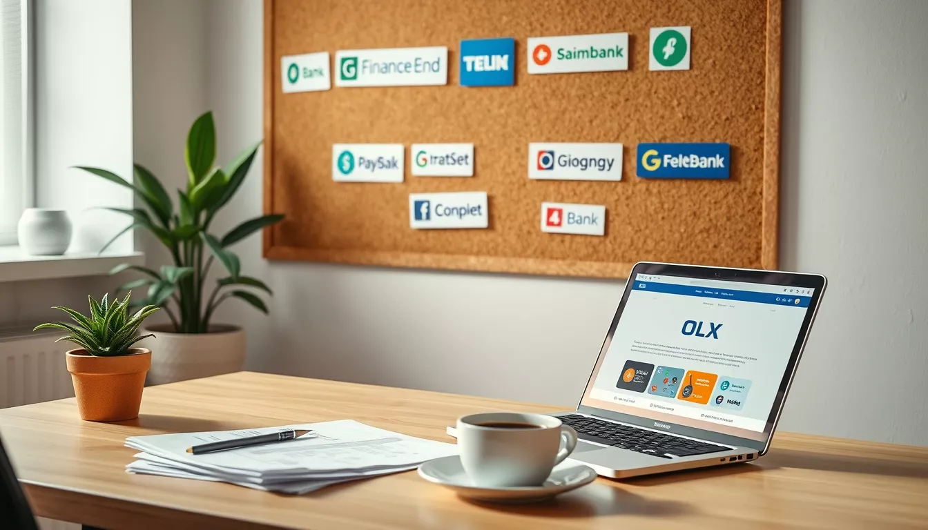 Qual banco financia pelo OLX?
