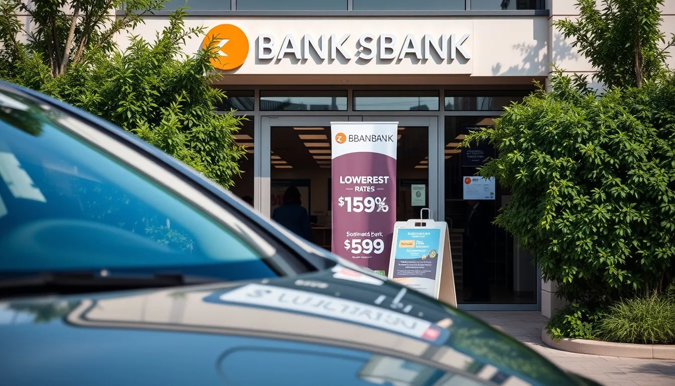 Qual banco tem a menor taxa de juros para carros?