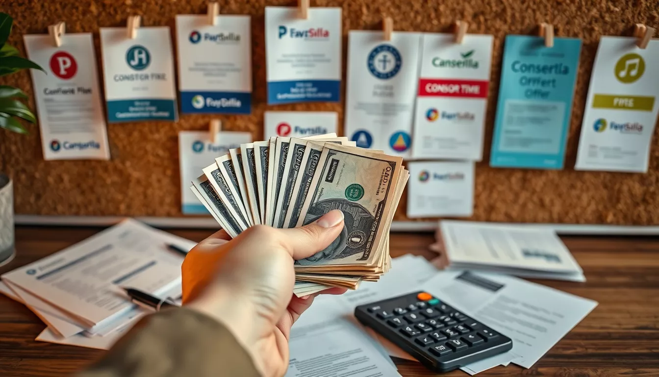 Qual consórcio posso pegar em dinheiro?