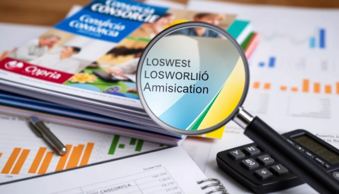 Qual consórcio tem a menor taxa de administração em 2025?