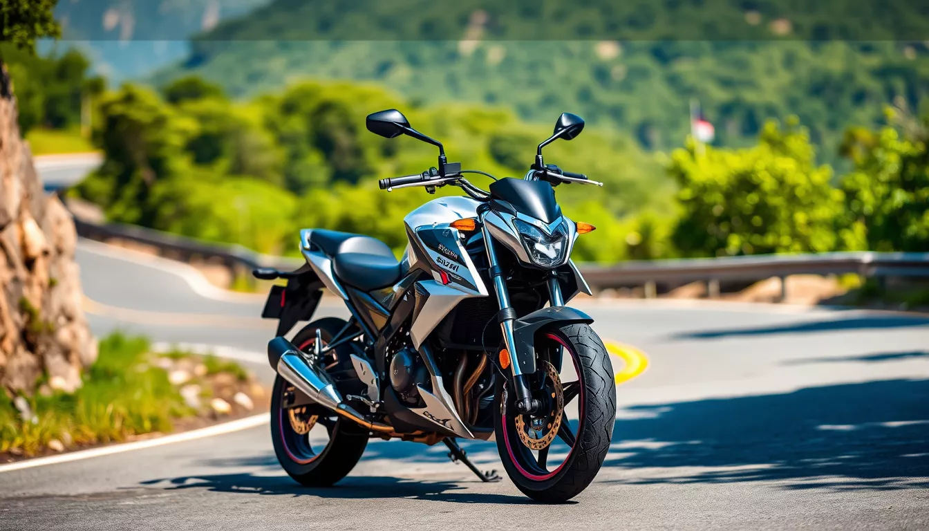 Qual é a moto mais vendida da Suzuki?