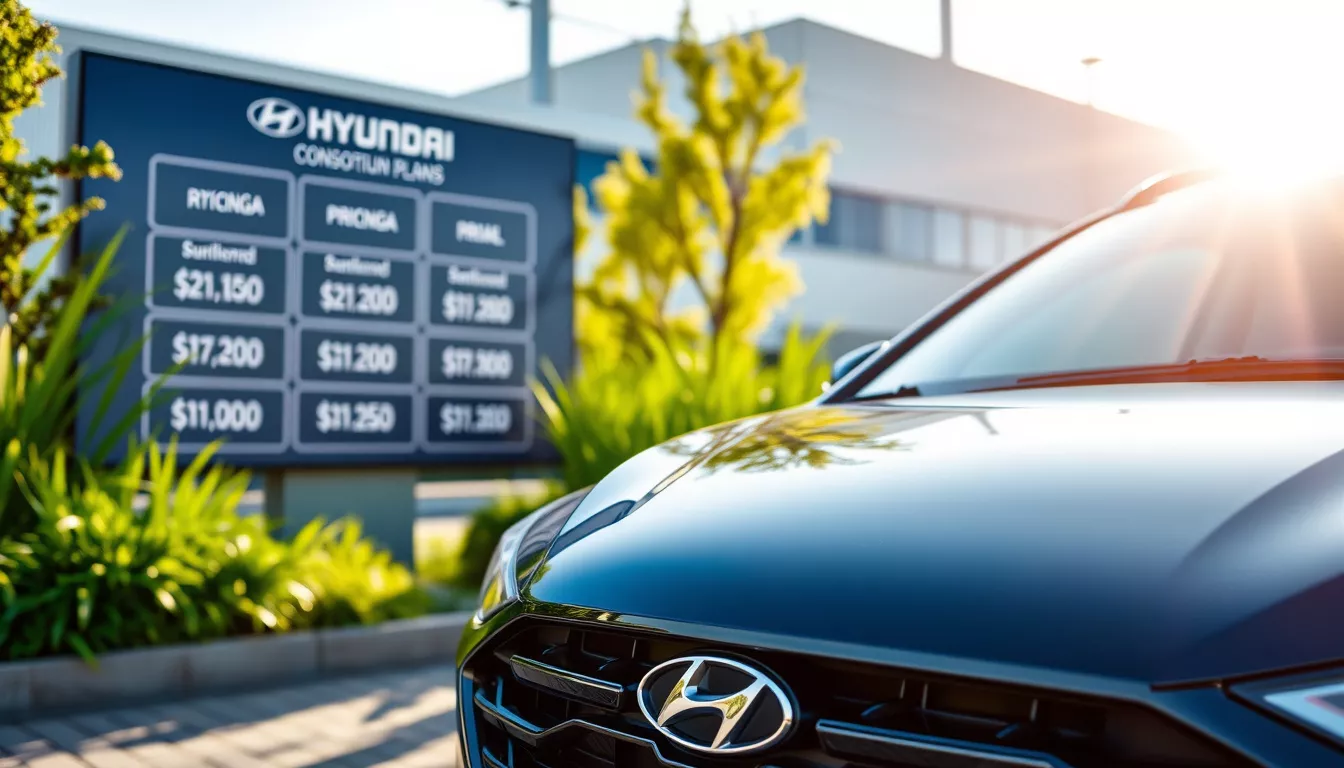 Qual é a tabela de preços do consórcio Hyundai direto da Fábrica?