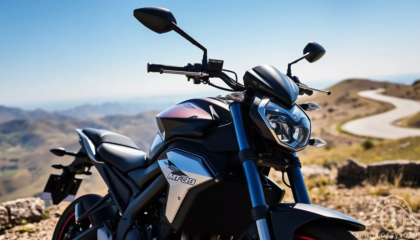 Qual é a velocidade máxima da MT-09?