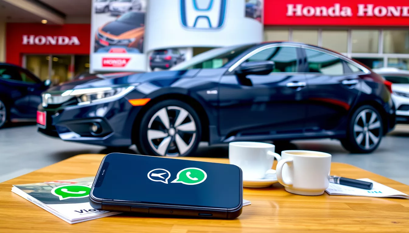 Qual é o número de WhatsApp da Honda?