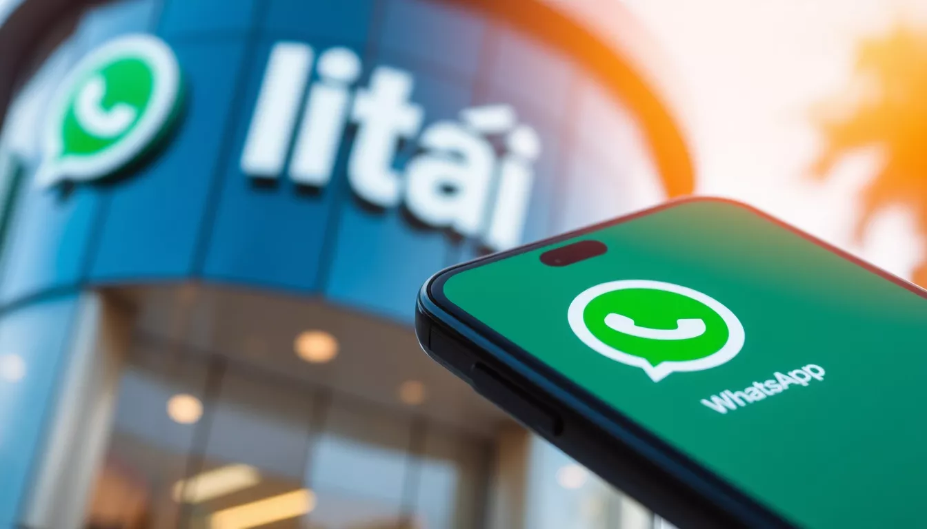 Qual é o número do WhatsApp do Itaú?