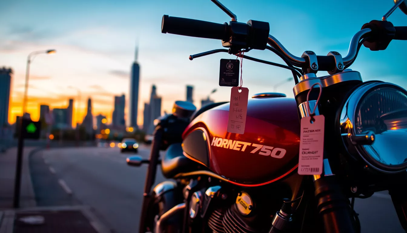 Qual é o preço da Hornet 750?