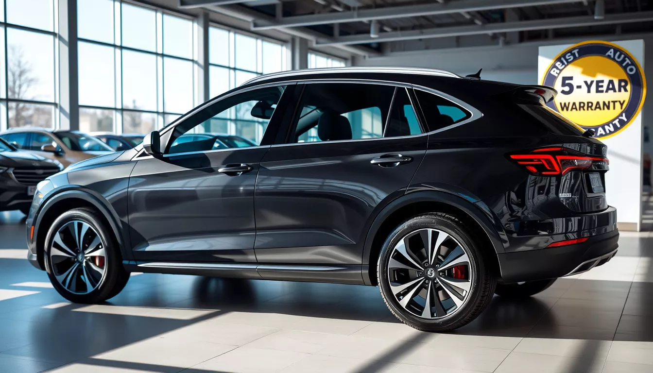 Qual montadora dá 5 anos de garantia?