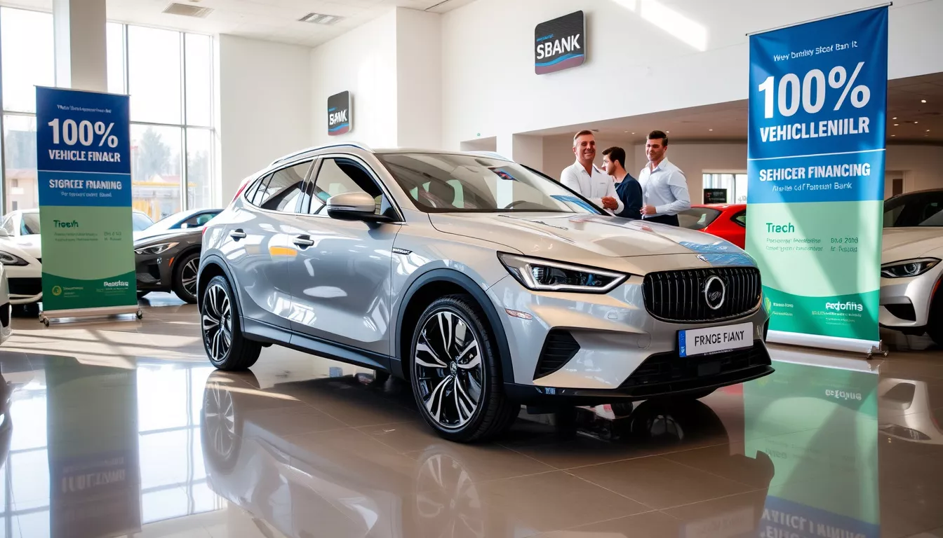 Qual o banco que financia 100% do veículo?