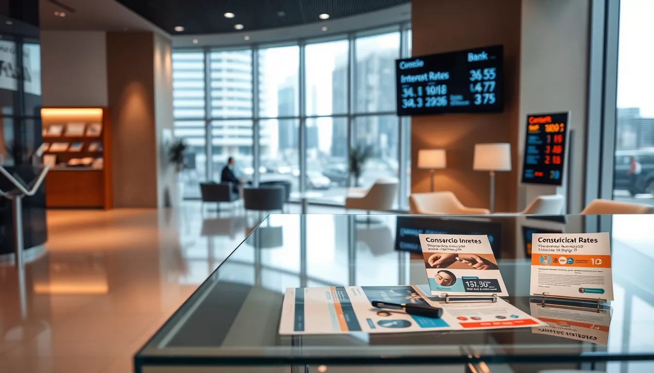 Qual o banco que tem a menor taxa para consórcio?