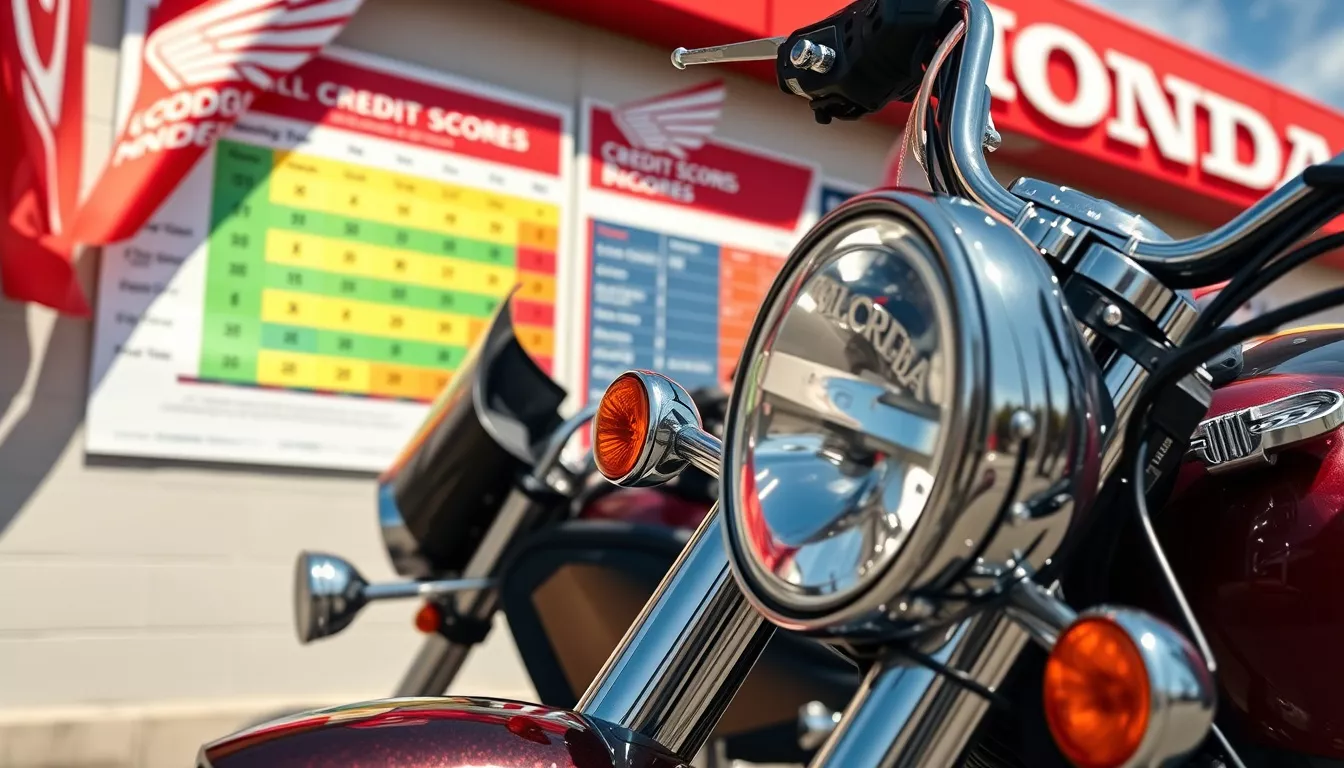 Qual o mínimo de score para financiar uma moto na Honda?