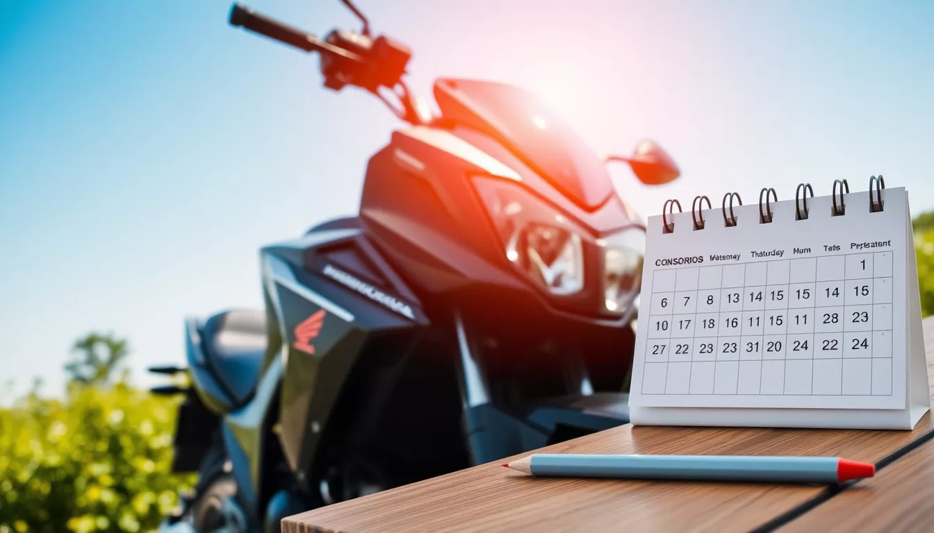 Qual o prazo máximo para ser contemplado no consórcio Honda?