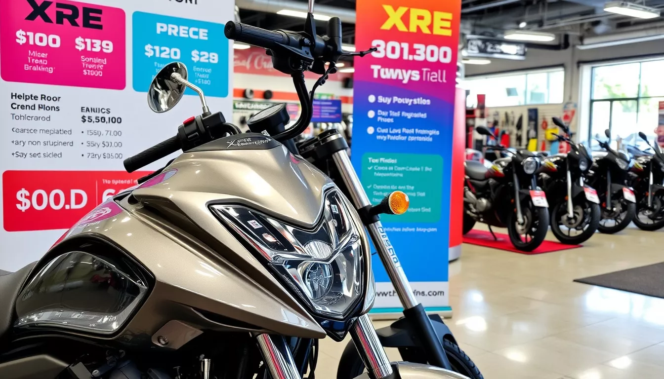 Qual o preço da XRE 300 no consórcio?