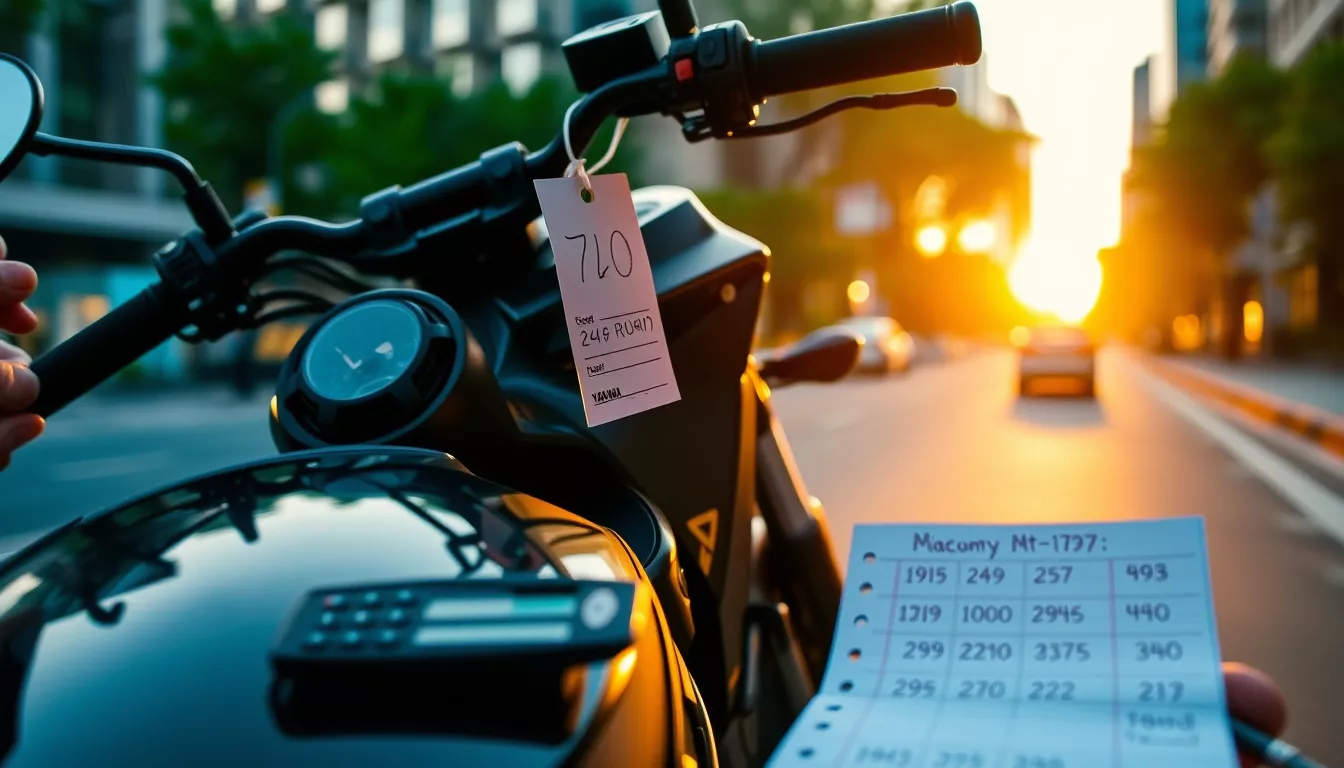 Qual o preço parcelado da MT-07?