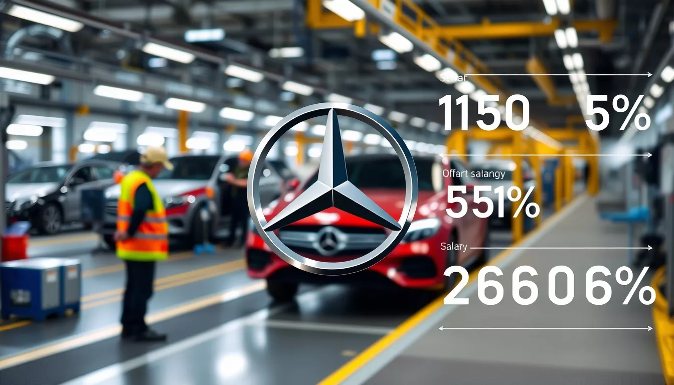 Qual o salário de um funcionário da Mercedes-Benz?