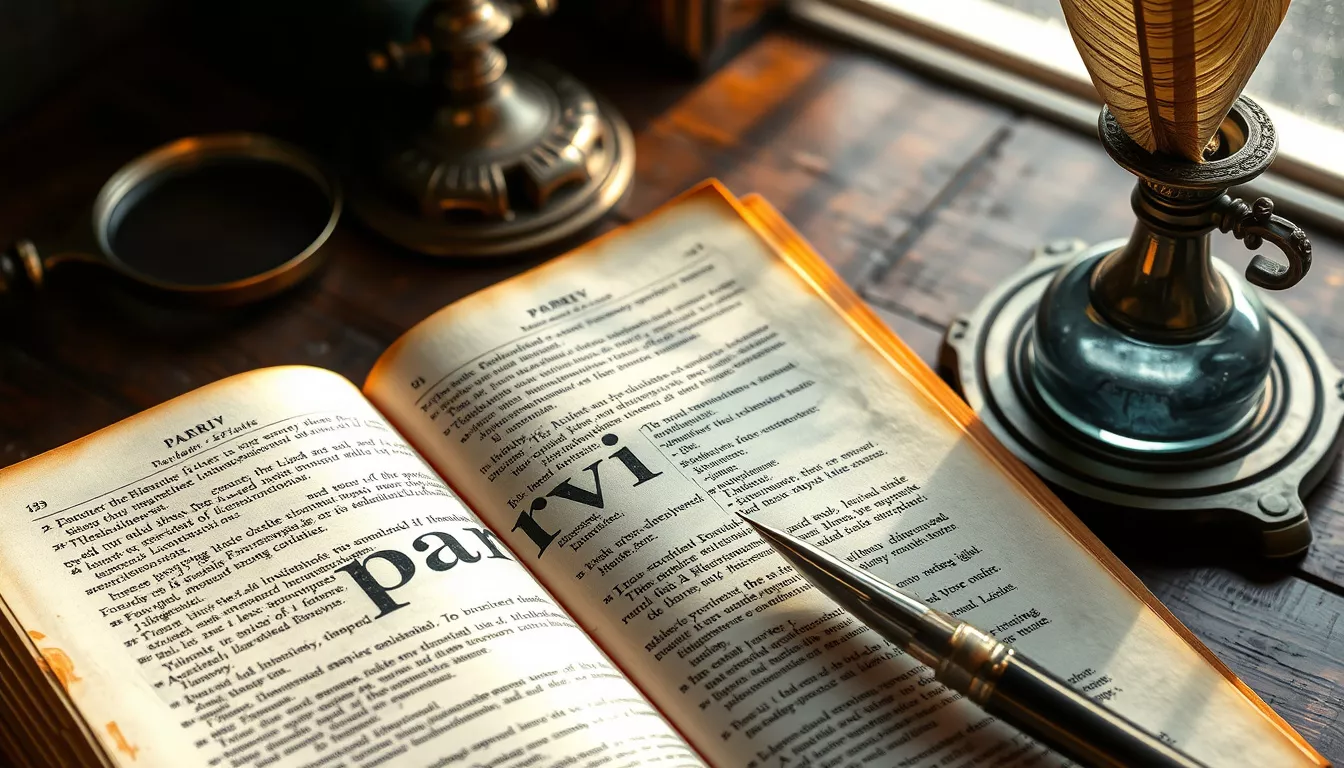 Qual o significado da palavra parvi?