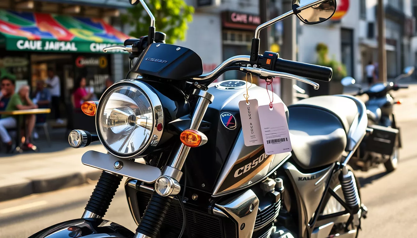 Qual o valor da CB 500F?