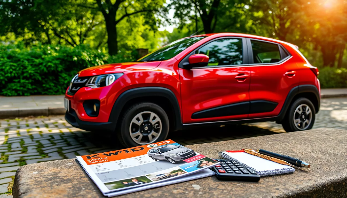 Qual o valor da parcela de um Kwid?