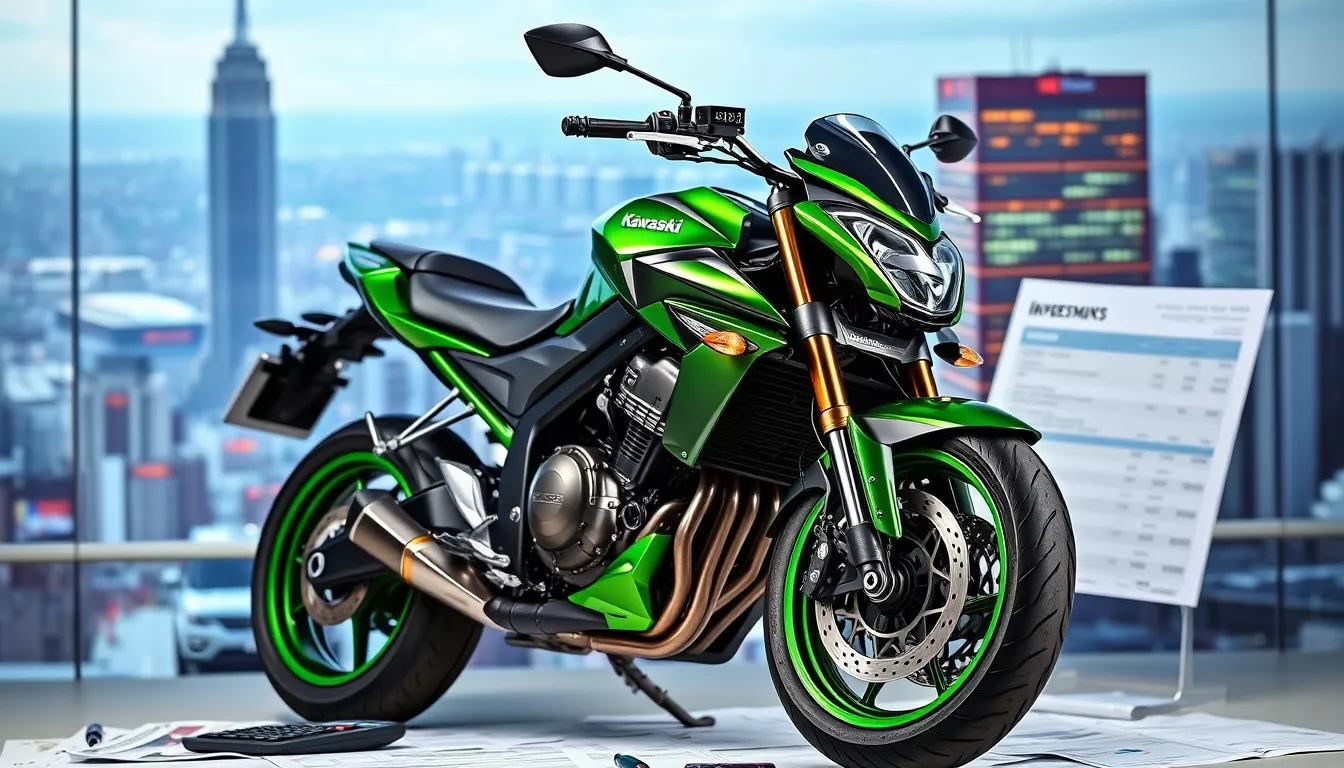 Qual o valor do consórcio da Kawasaki Z1000?