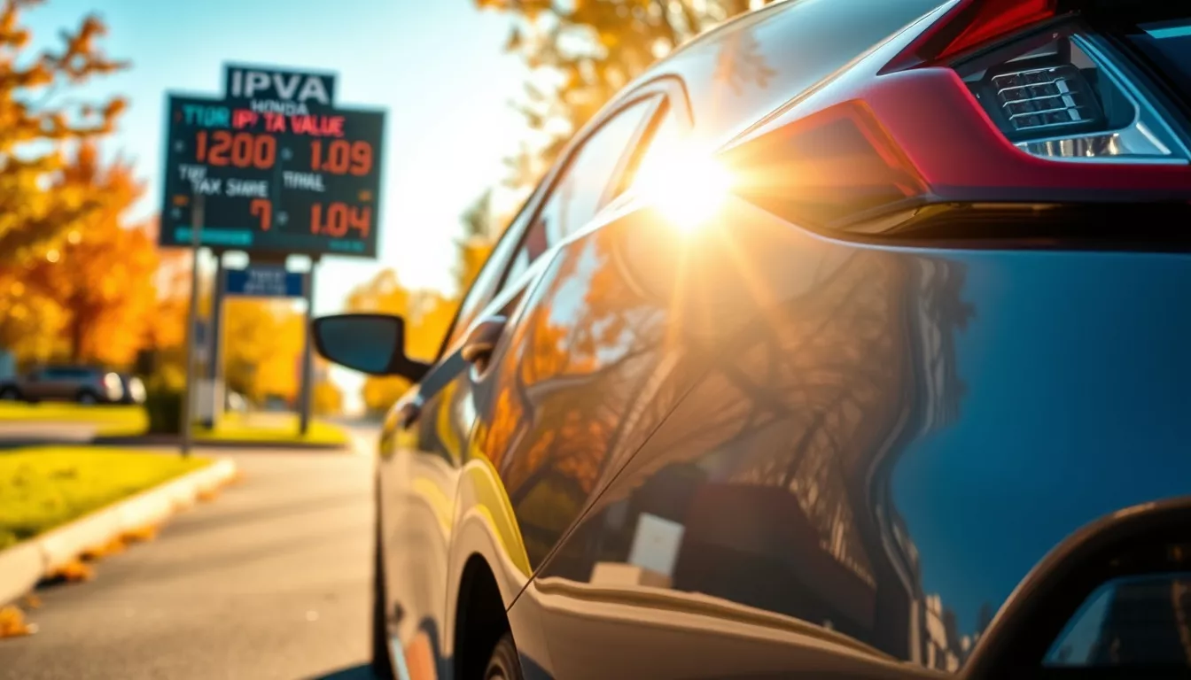 Qual o valor do IPVA do Honda Civic 2022?