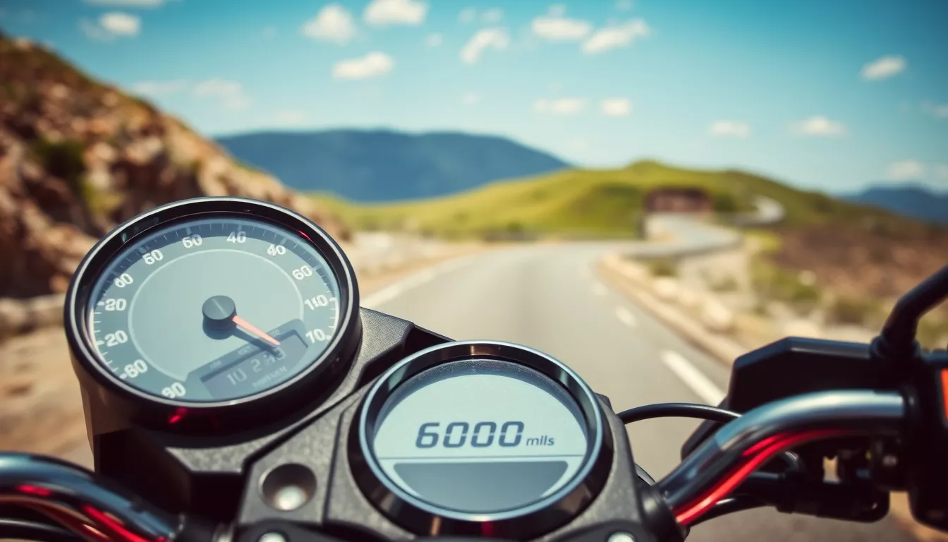 Qual quilometragem é considerada alta para moto?