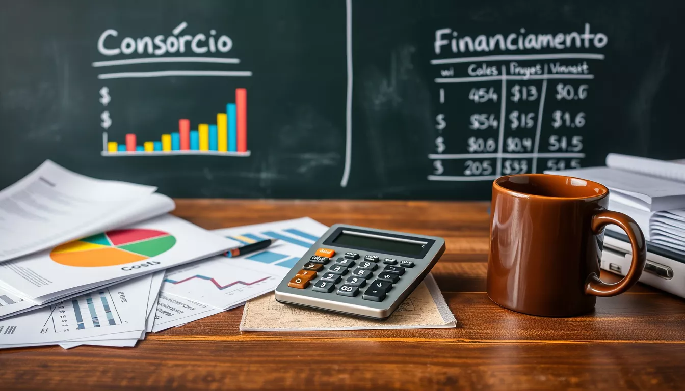 Qual sai mais barato, consórcio ou financiamento?