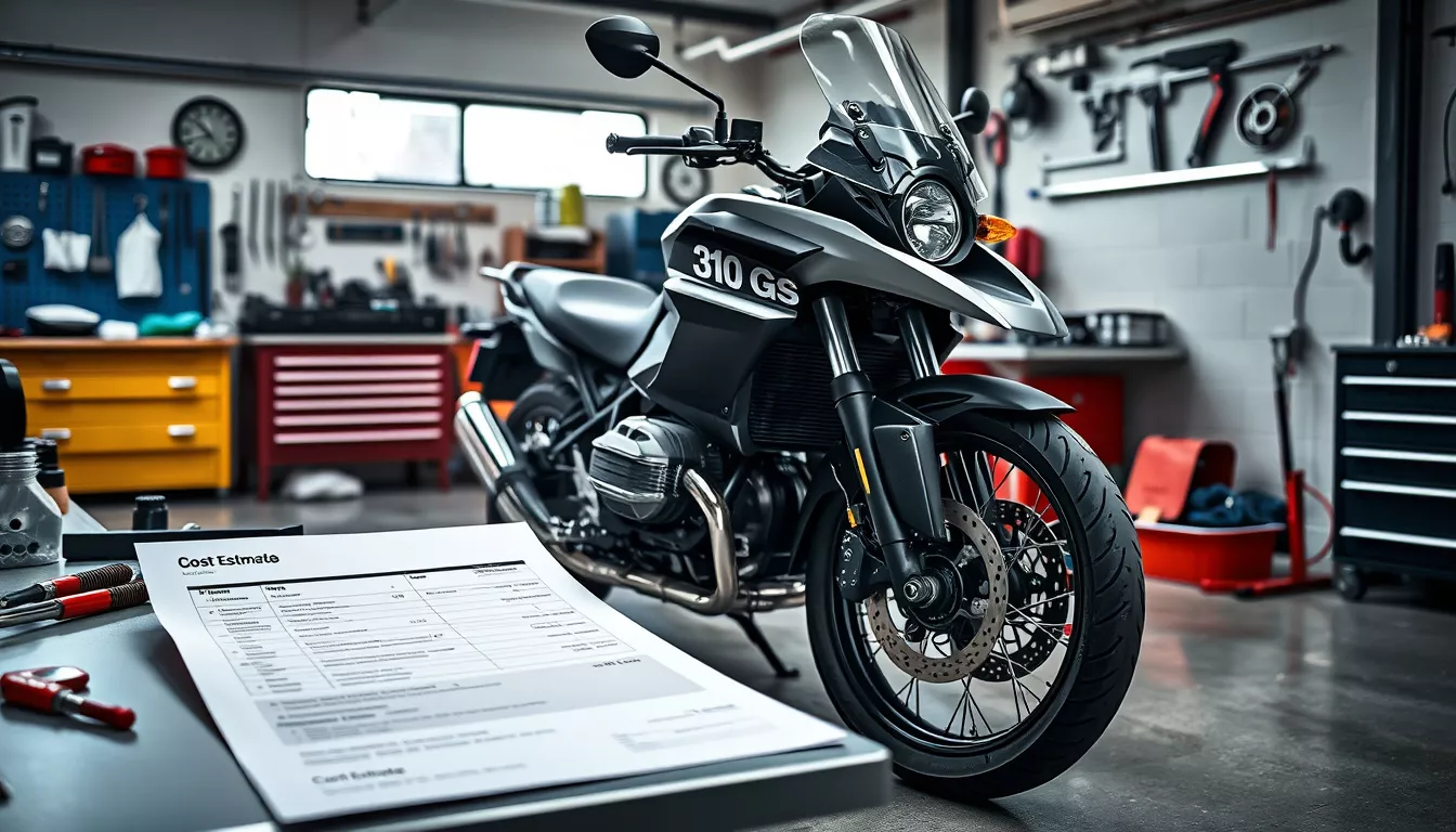 Quanto custa a revisão da BMW 310 GS?