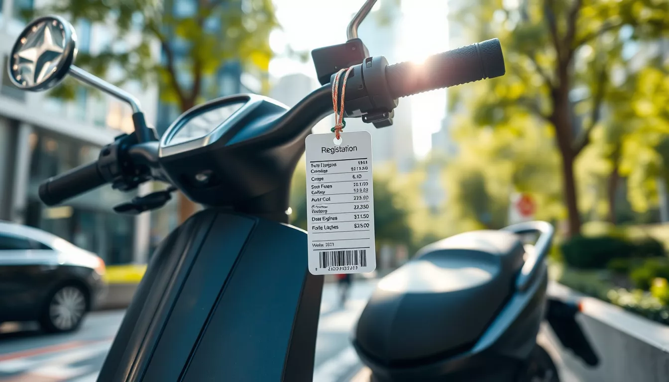 Quanto custa o emplacamento de uma scooter elétrica?