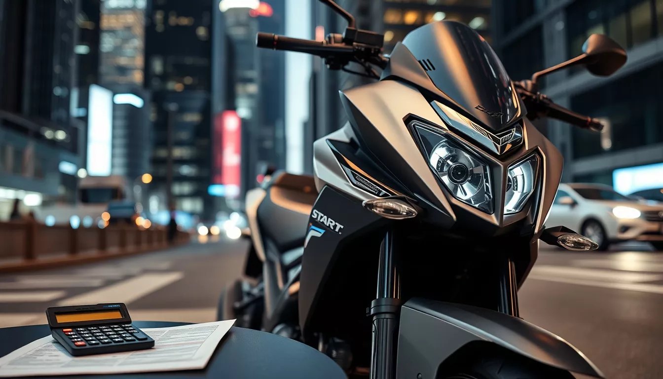 Quanto custa uma Start 160 2025 financiada?