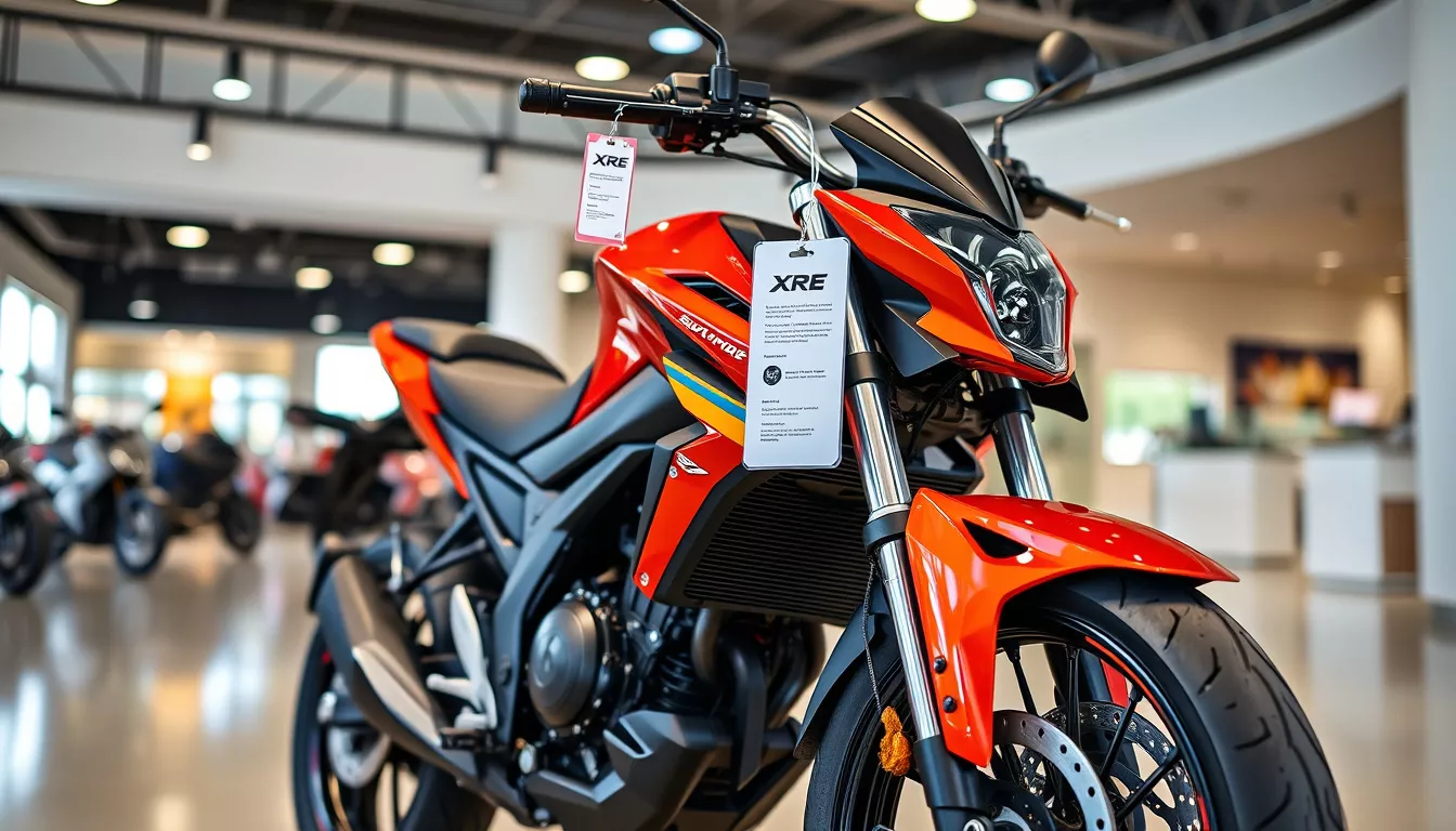 Quanto custa uma XRE 2025 0 km?