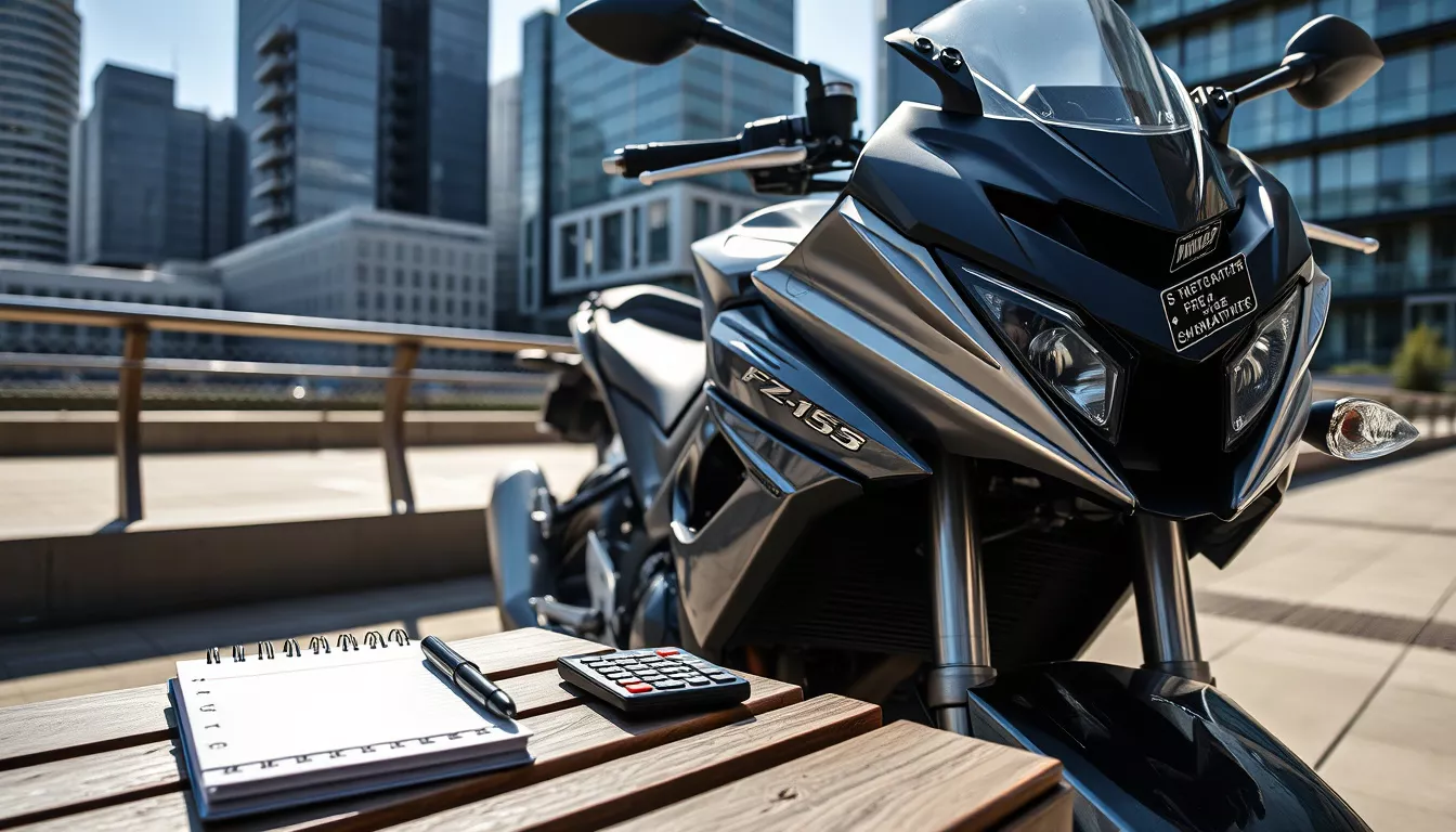 Quanto fica o financiamento de uma FZ15?