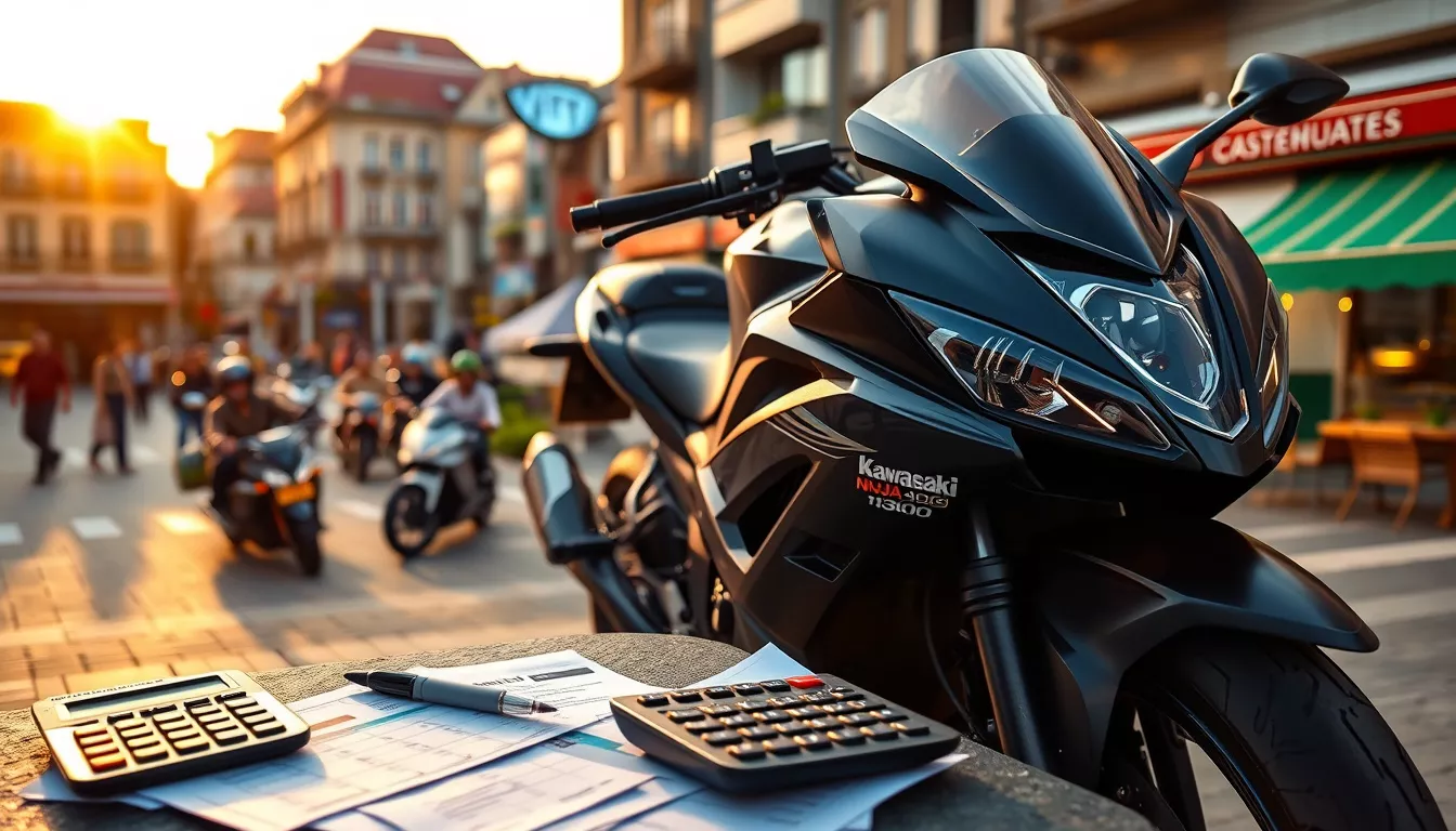 Quanto fica o financiamento de uma Ninja 400?