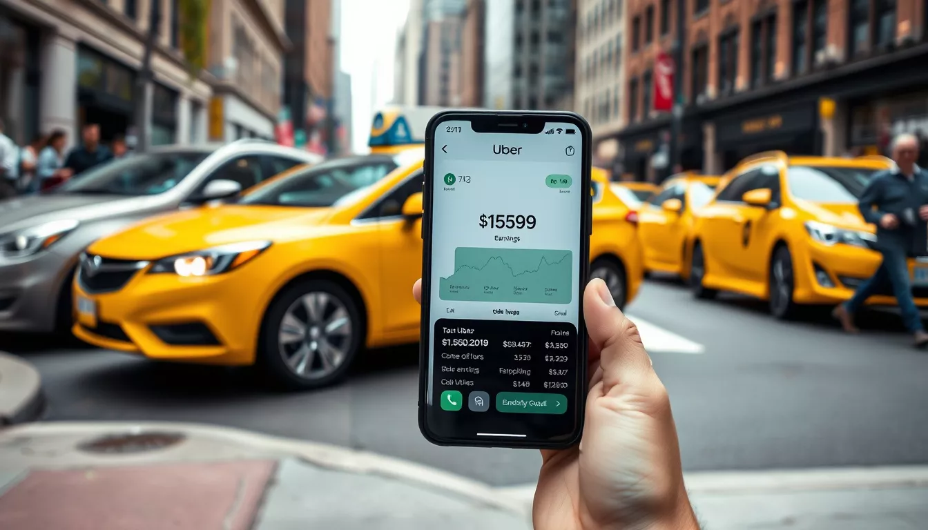 Quanto ganha o Uber alugando um carro?