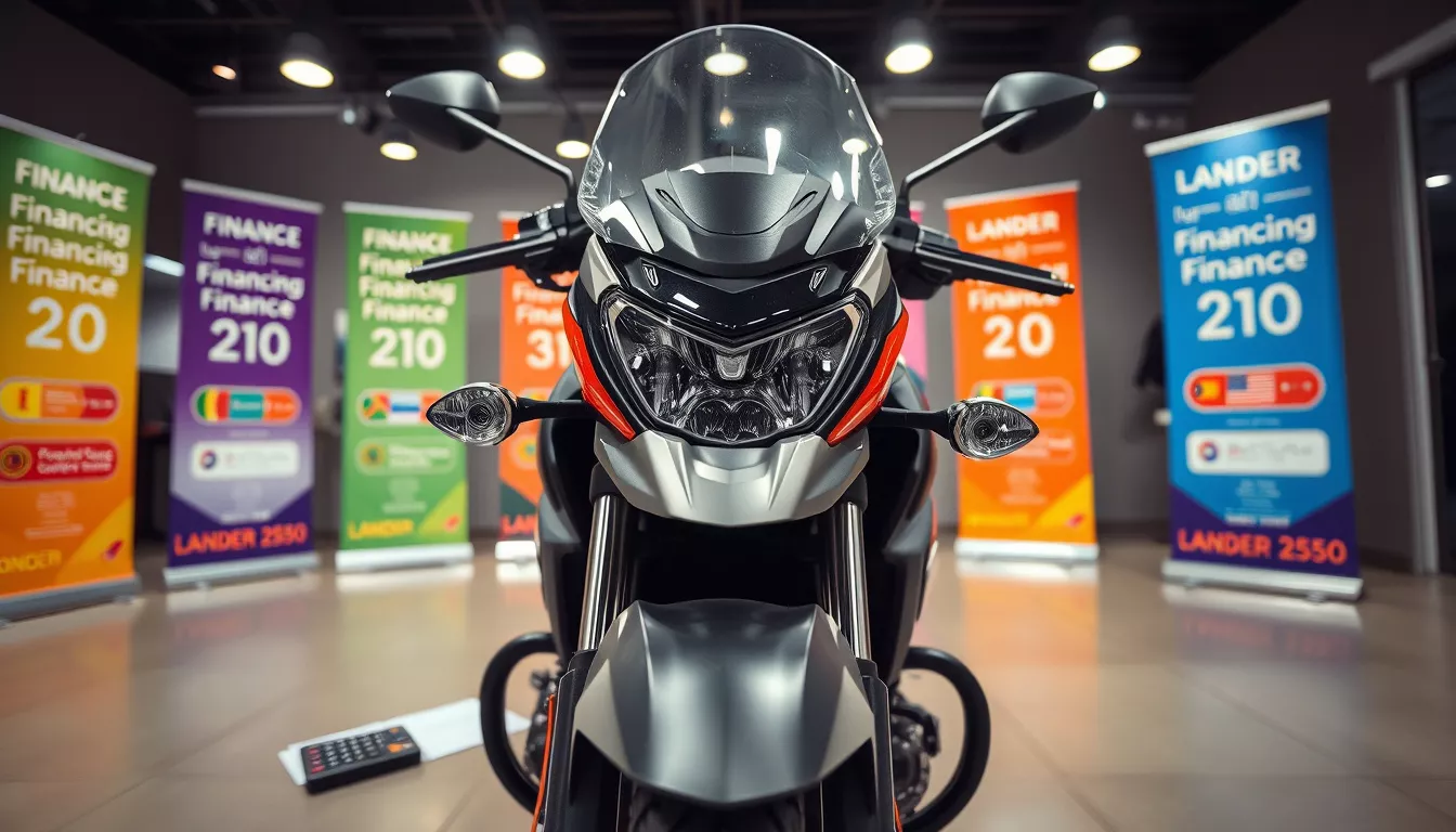 Quanto sai uma Lander 250 no consórcio?