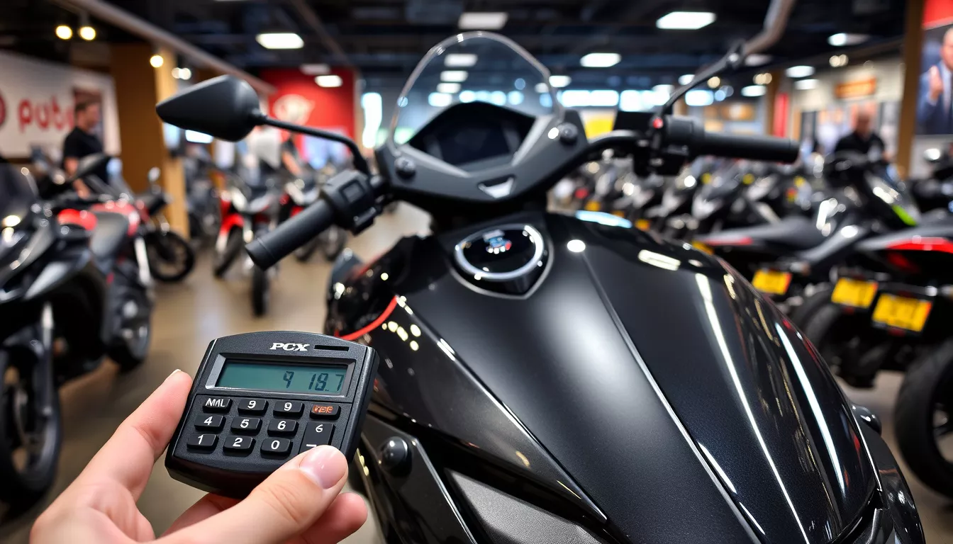 Quanto tem que dar de entrada para tirar uma PCX?