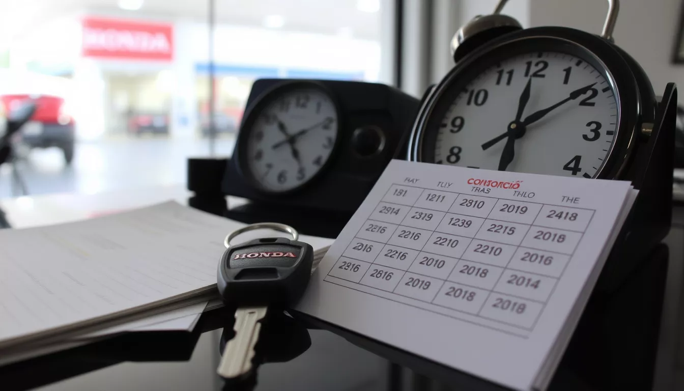 Quanto tempo demora para ser contemplado no consórcio Honda?