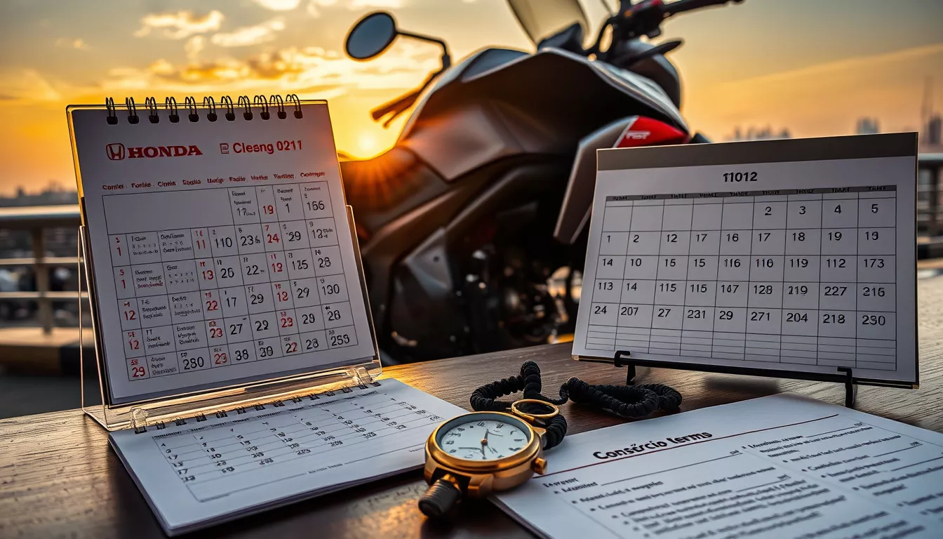 Quanto tempo leva para ser contemplado no consórcio da Honda?