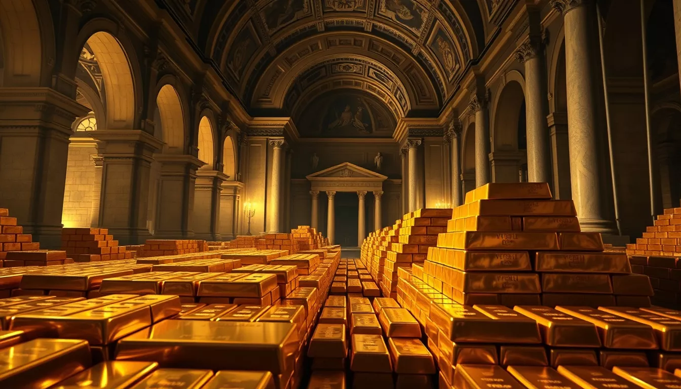 Quantos quilos de ouro o Vaticano tem?