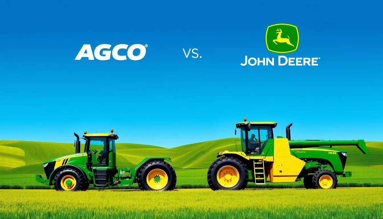 Quem é maior, o AGCO ou o John Deere?