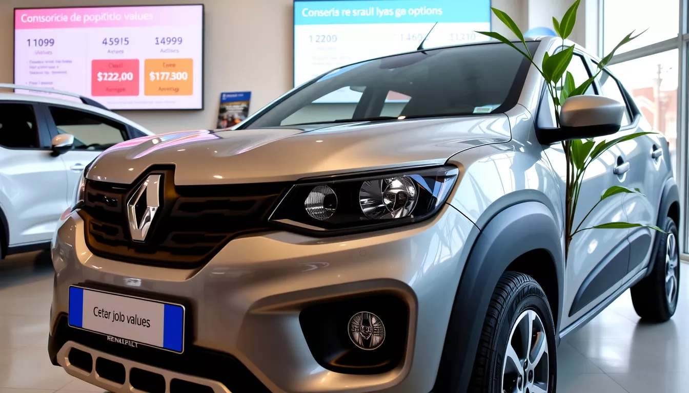 Renault Kwid em Consórcio: valores médios por plano